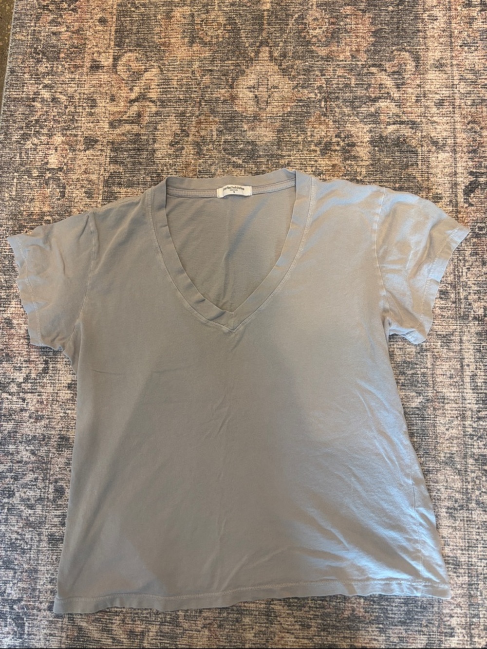 Perfectwhitetee size Small “Hendrix” Vneck tee